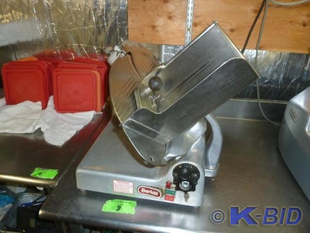 lot 2 image: Berkel Meat Slicer  NFS Commercial...