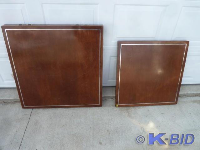 lot 69 image: Table Tops Cherry wood finish  36...