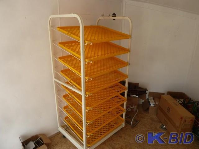 lot 70 image: Storage rack  8 Tray Bread rack 36...