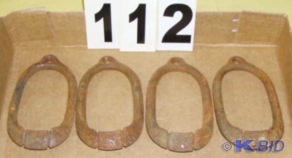 lot 112 image: Four Vintage Herters Decoy Weights ...