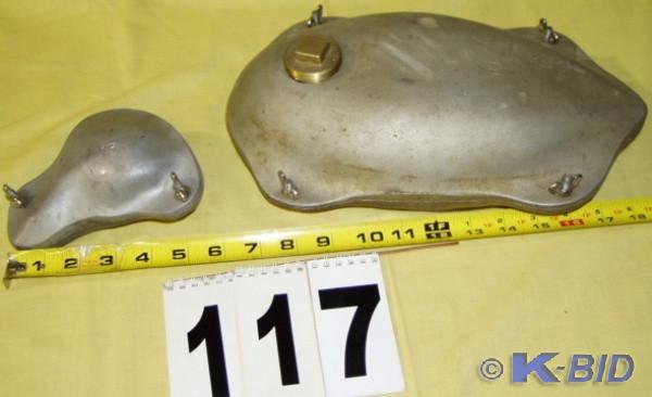 lot 117 image: Vintage Mold Set for Making Foam Du...