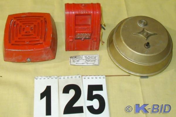 lot 125 image: Vintage Fire Alarm Trigger and Bell...