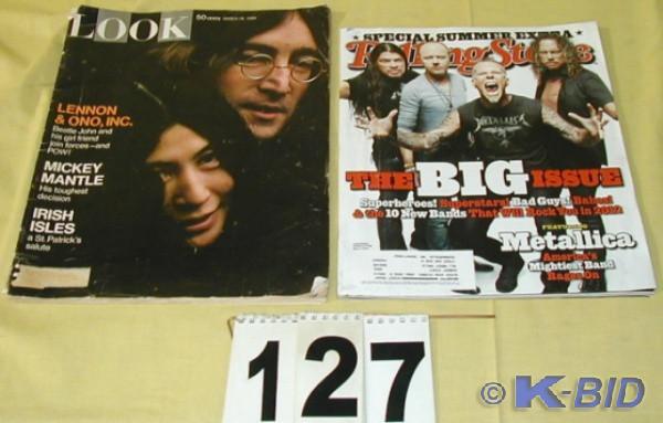 lot 127 image: John Lennon and Yoko Ono LOOK Magaz...