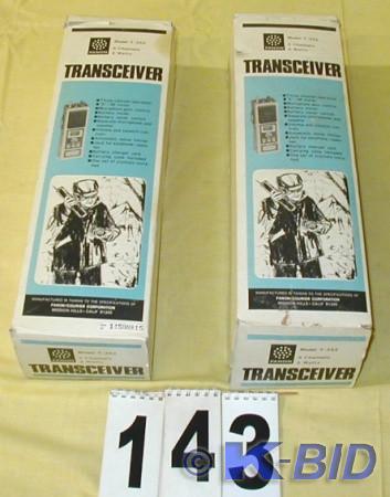 lot 143 image: Pair of Vintage Fanon Model T352 Ci...
