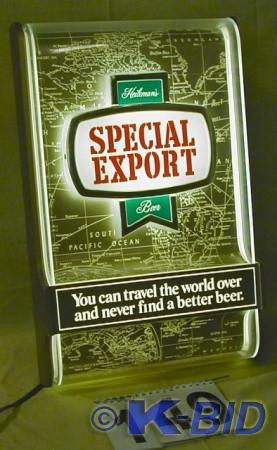 lot 149 image: Special Export Lighted Beer Sign  T...