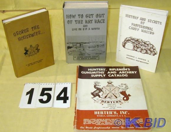 lot 154 image: Three HERTERs Books and a Catalog  ...
