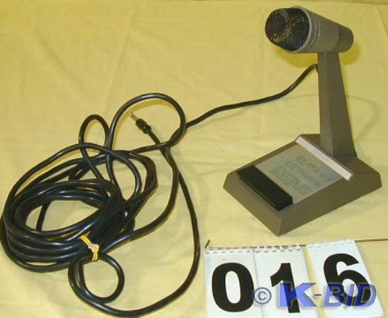 lot 16 image: Vintage Darome Desk Microphone  Its...