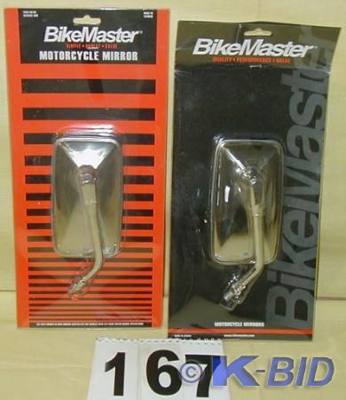 lot 167 image: Pair of BikeMaster Motorcycle Mirro...
