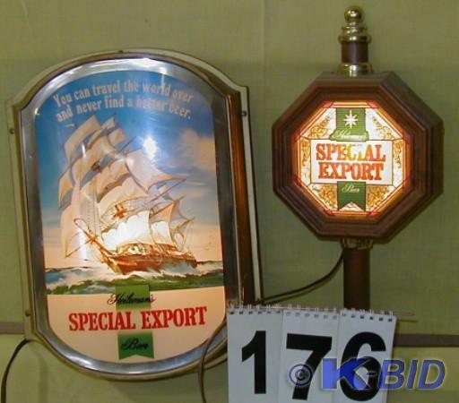 lot 176 image: Pair of Vintage Special Export Beer...