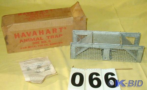 lot 66 image: Vintage HAVAHART Size No. 0 Animal ...