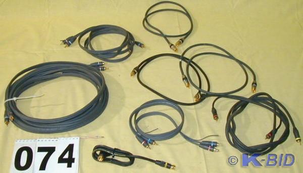 lot 74 image: Lot of Monster Brand Electronic Cab...