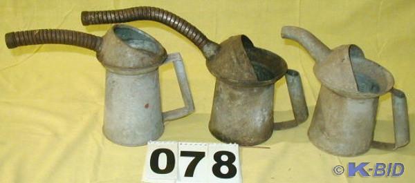 lot 78 image: Three More Vintage Oil or other Aut...
