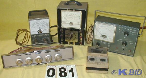 lot 81 image: Lot of Vintage Electronic Test Gear...