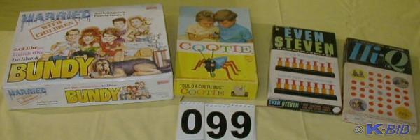 lot 99 image: Three Vintage Games and One Newer  ...
