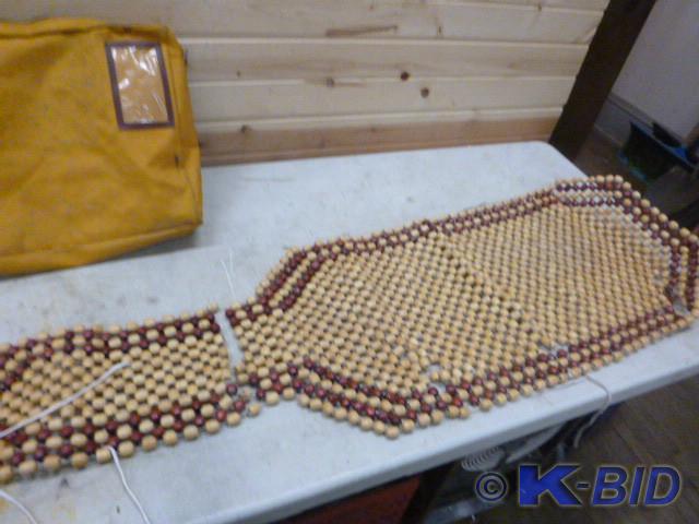 lot 114 image: Wood Beaded Car Seat Pad   Missing ...