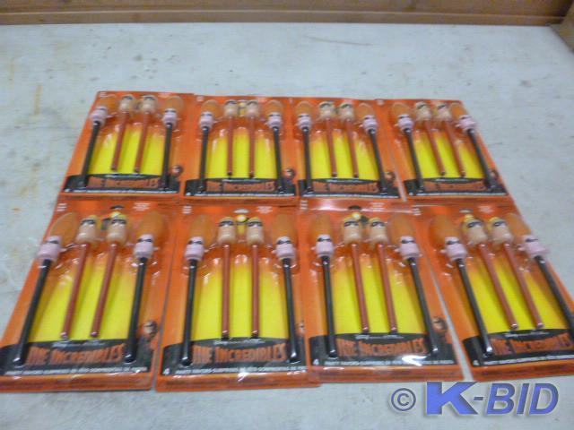 lot 117 image: 8 Packs of the Incredibles Pencils
