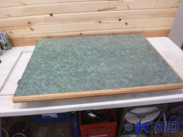 lot 167 image: RV Table   39 X 28  Top is Loose ...
