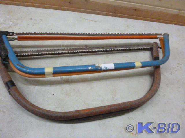 lot 199 image: 4 28  Bow Saws