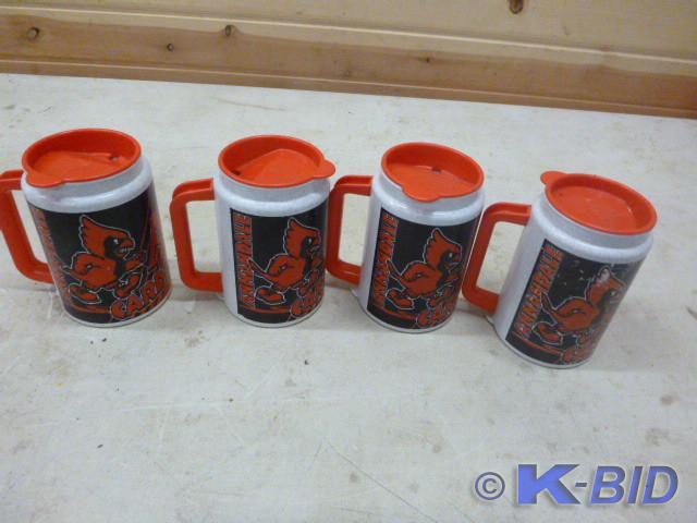 lot 52 image: 4 Annandale Cardinals HotCold Mugs
