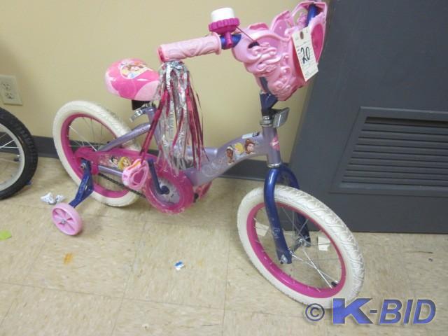 Girls Huffy princess bike with fron...