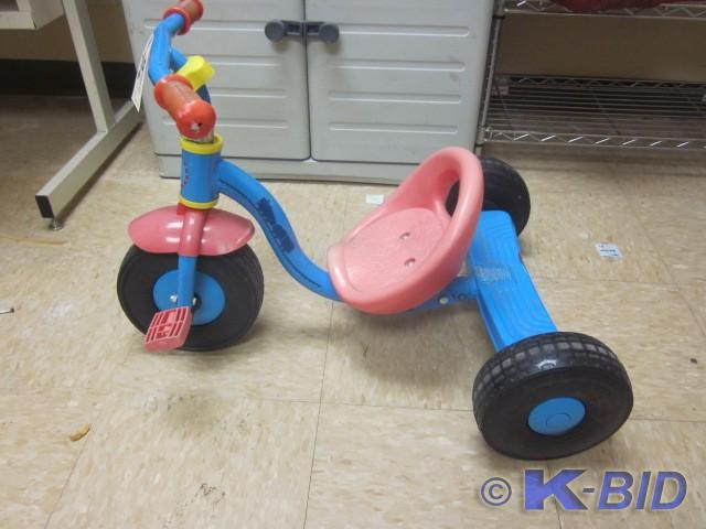 Metal and plastic Big Wheel. &nbsp