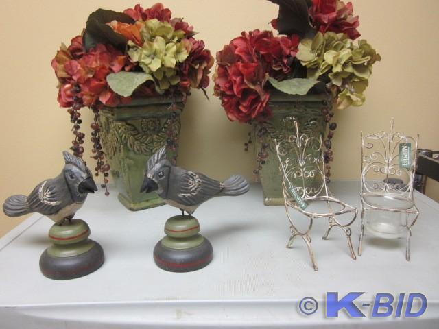 Mixed lot, includes, carved wooden ...