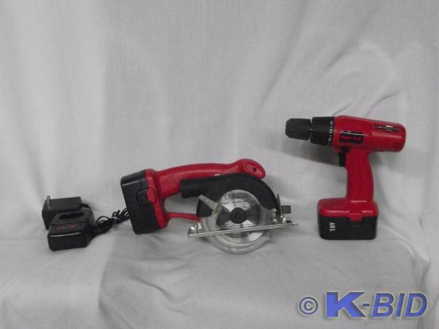 Master Craft 18V Drill &amp Circul...