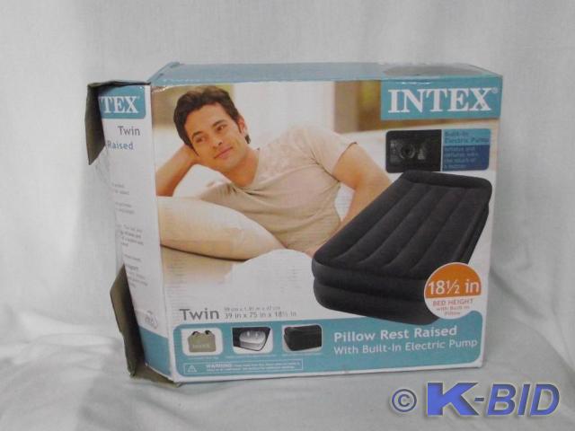 Intex Twin Pillow-Rest Airbed&nbsp...
