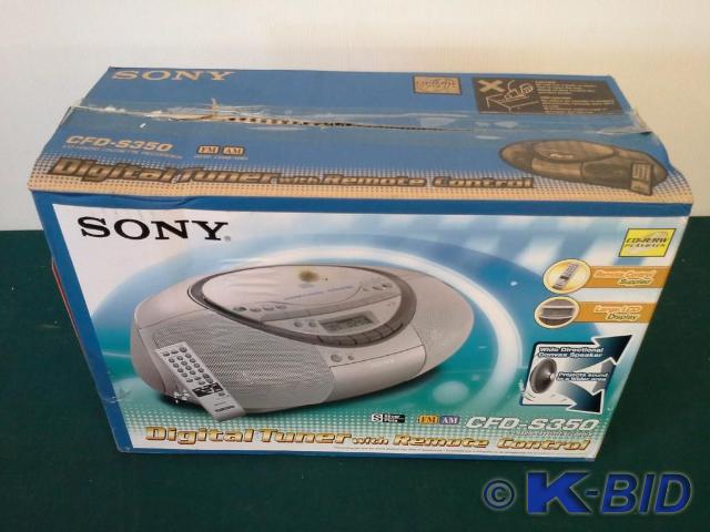 lot 101 image: Sony CD Radio Cassette Recorder mod...