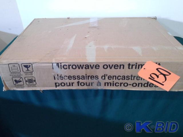 lot 130 image: Microwave oven trim kit model JX153...
