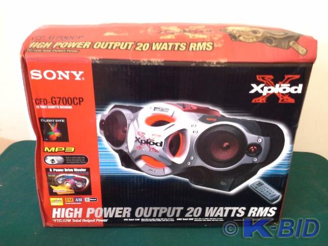 lot 136 image: Sony xplod model CFD-G7000CP, CD Ra...