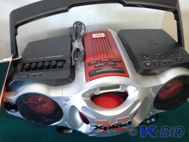lot 139 image: Sony xplod model CFD-G7000CP, CD Ra...