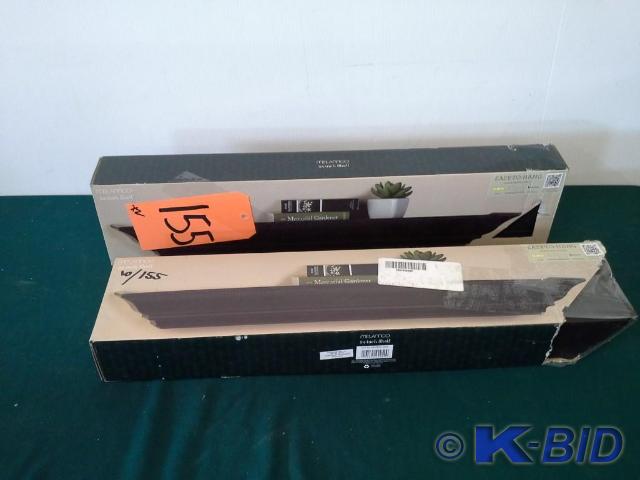 lot 155 image: (2) piece lot Melannco 24 Wall mou...