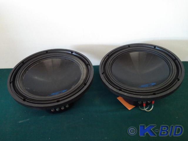 lot 162 image: (2) piece lot Alpine subwoofers mod...