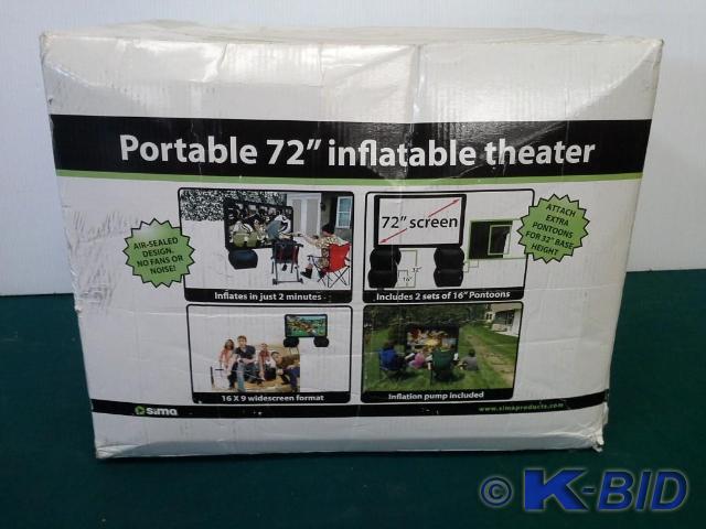lot 188 image: Sima Portable 72 Inflatable Theate...