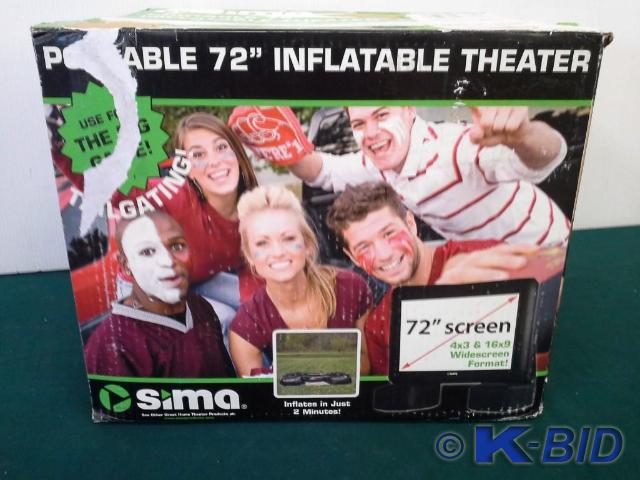 lot 189 image: Sima Portable 72 Inflatable Theate...