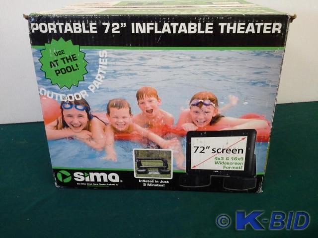 lot 190 image: Sima Portable 72 Inflatable Theate...