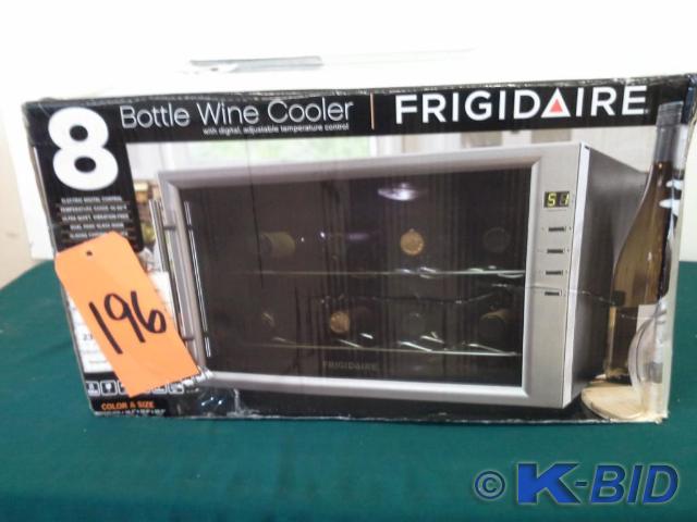 lot 196 image: Frigidaire Digital 8 Bottle Wine Co...
