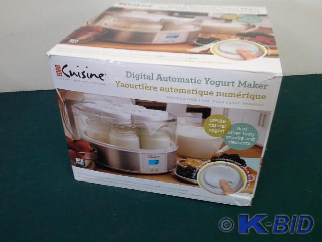 lot 200 image: Euro Cuisine Digital Automatic Yogu...