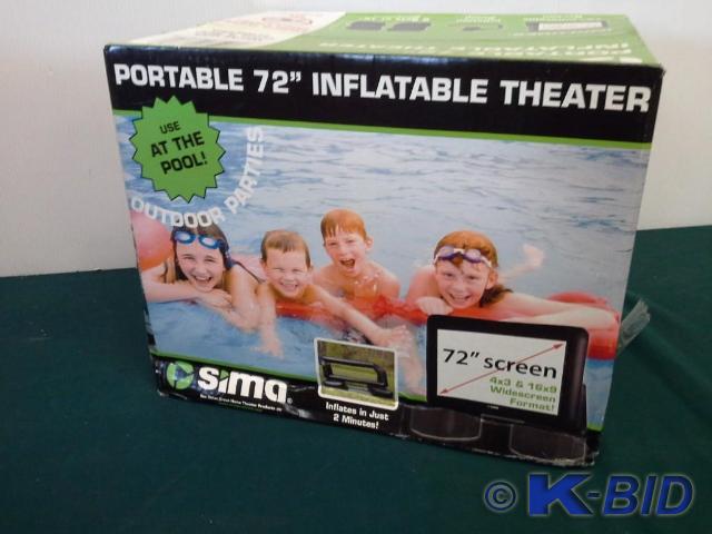 lot 205 image: Sima Portable 72 Inflatable Theate...