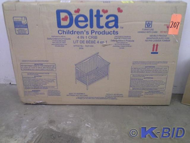 lot 207 image: Delta Childrens Products 4 IN 1 Cr...