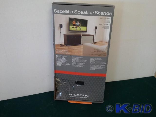 lot 227 image: Atlantic Satellite Speaker Stands, ...