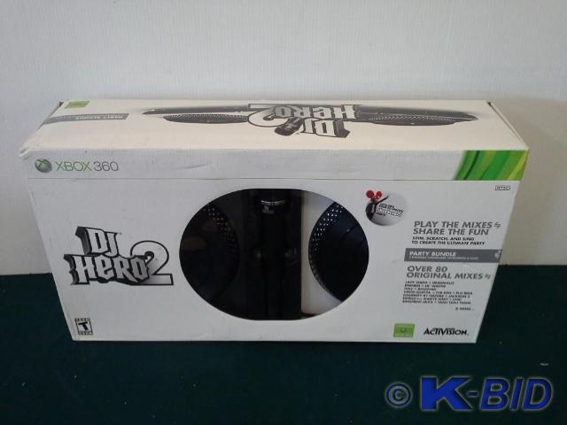 lot 235 image: DJ HERO2 Party Bundle for Xbox 360,...