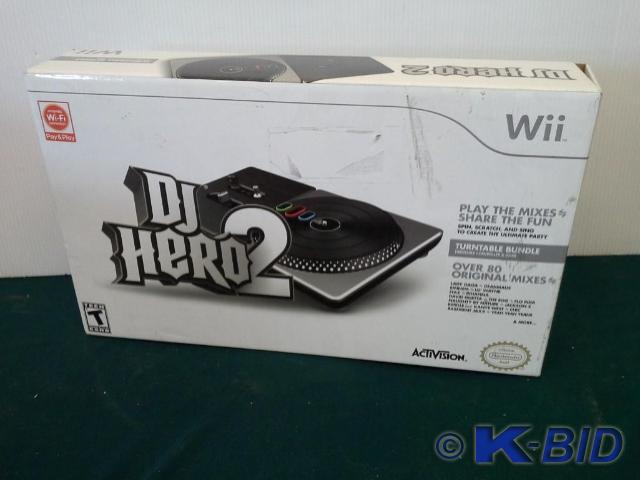 lot 238 image: DJ HERO2 Turntable Bundle for Wii, ...