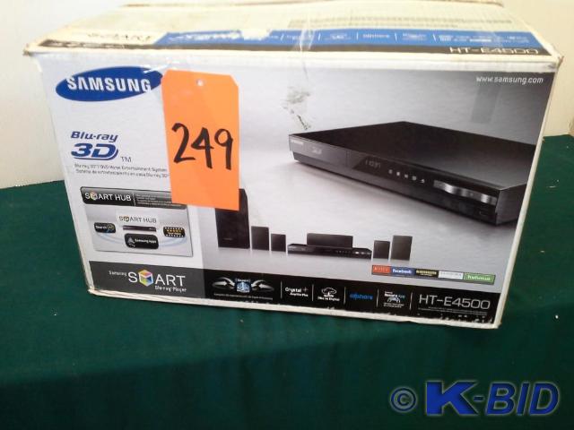lot 249 image: Samsung Blu-ray 3DDVD Home Enterta...
