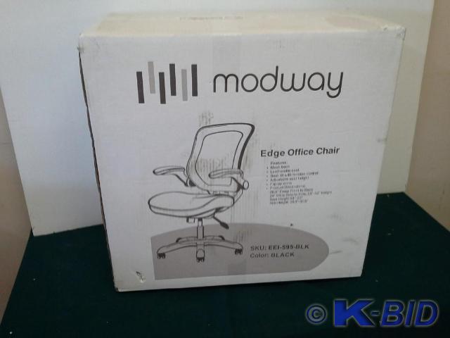 lot 250 image: modway Edge Office Chair, Black mod...