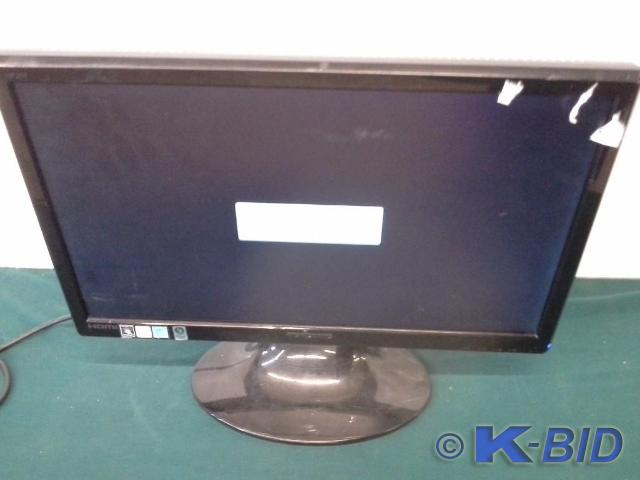 lot 28 image: Hannspree 20 LCD Monitor model HF2...