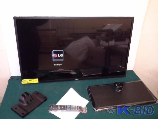lot 3 image: LG 42 LED Flat Screen TV model 42L...
