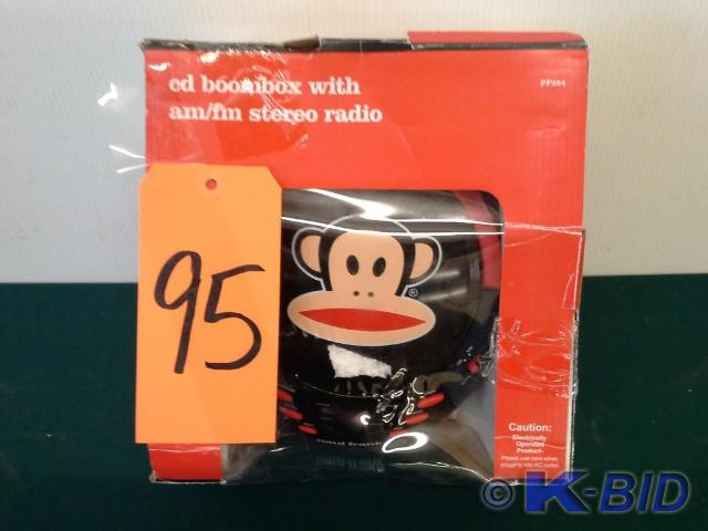 lot 95 image: Paul Frank cd boom box wamfm ster...