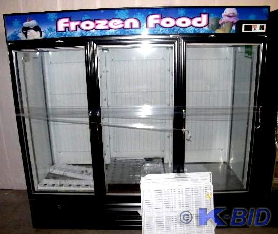 lot 1 image: Freezer Merchandiser    Three secti...
